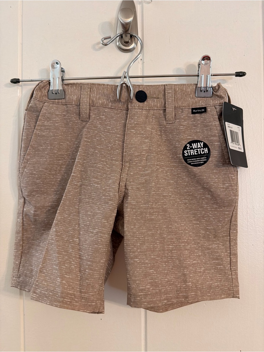 Hurley Toddler 2-Way Stretch Brown Heather Shorts